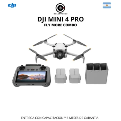 DJI Mini 4 Pro Single con control remoto RC-N2, tres baterías, hub de carga y accesorios incluidos